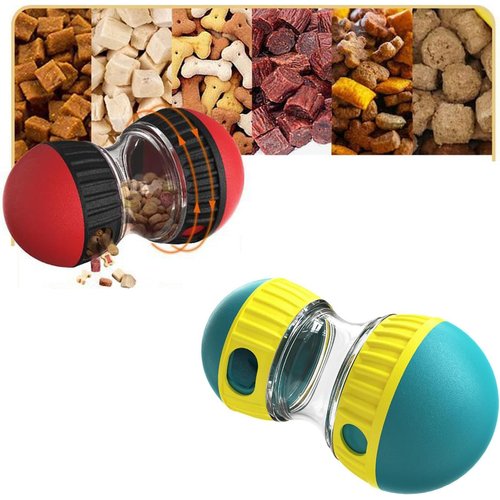 PEIFUKO Interactive Dog Toys Dog Puzzle Toy Interactive Dog Toys for Boredom(RED and Dog Bite Rope Toys)