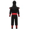 GZ-LAOPAITOU Kids Ninja Costumes for Boys Deluxe Ninja Suit Halloween Cosplay Costumes Party Dress Up with Accessories