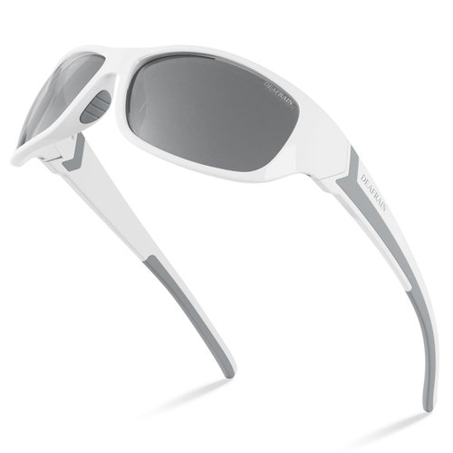 DEAFRAIN Polarized Sports Sunglasses for Men Women Sun Glasses Shades for Fishing Driving Cycling Running