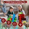 gyttoping Magnetic Blocks, Build Mine Magnet Dinosaur World Set, STEM Sensory Building Toys for Kids Boys & Girls Ages 3 4 5 6 7 8 9 10, Christmas Birthday Gifts
