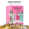 Piggy Bank for Boys Girls, Vcertcpl ATM Coin Bank Money Saving Box with Password, Kids Safe Money Jar with Auto Grab Bill Slot, Birthday Gifts Toys Bank for 6 7 8 9 10 11 12 Year Old Girls Boys