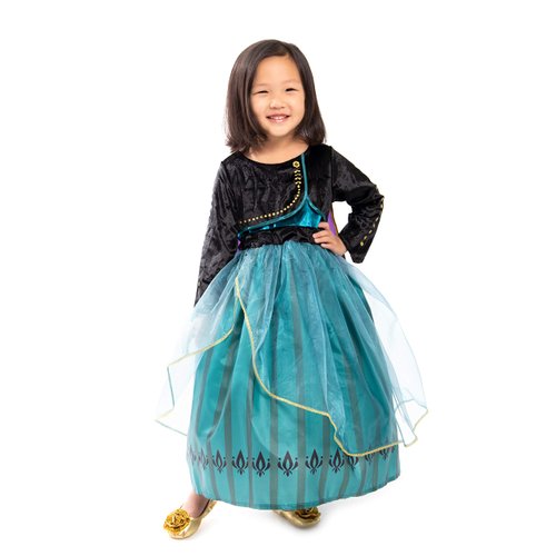 Little Adventures Deluxe Alpine Coronation Princess Dress up Costume (2XL Age 9-11) - Machine Washable Child Pretend Play and Party Dress with No Glitter