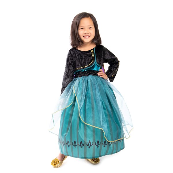 Little Adventures Deluxe Alpine Coronation Princess Dress up Costume (2XL Age 9-11) - Machine Washable Child Pretend Play and Party Dress with No Glitter