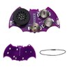 BTFO Cricket Noise Maker, Bat Shaped Noise Machine with 16 Sounds Small Noise Beeping Maker Hidden Cricket Noise Items for Adults Halloween Party Supplies (Purple)