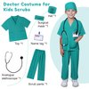 WooHand Kids Dress Up Costumes with Accessories Doctor Costume for Kids 3-9 Years