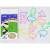 Hair Rubber Bands Animal Design 4 mm x5 mm +6 mm, Case of 144