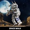 TYCOLE City Space Astronaut Building Toy Set -Translucent Classic Spaceman Model Building Block Set with Display Stand,Home or Office Decor,Idea Christmas Birthday Gift for Adults&Kids 8+ (860PCS)