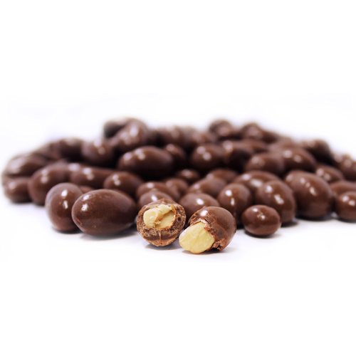 Gourmet Milk Chocolate Covered Peanuts by Its Delish – 2 LBS Bulk Bag – Premium Dairy Dark Chocolate Coated Peanuts
