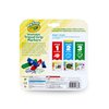 Crayola Triangle Toddler Markers (8ct), Easy Grip Washable Markers for Toddlers, Toddler Arts Supplies, Stocking Stuffers & Holiday Gifts