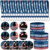Sotiff Veterans Day Party Favors Set Includes Veterans Bracelets Keychain Button Pins for Veterans Day Gifts Bulk Decoration Memorial Day Army Accessories Gift Party Supplies (72 Pcs)