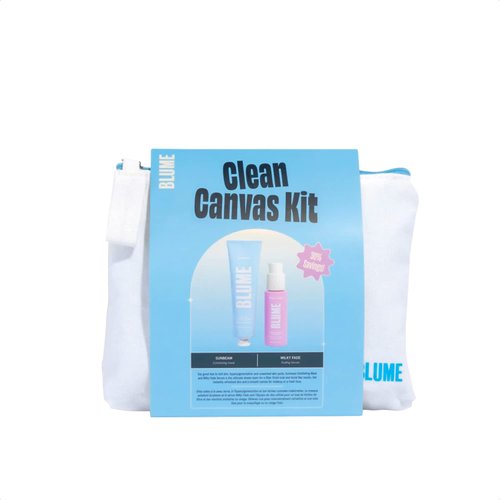 Blume Clean Canvas Skin Care Set - Acne Scar Serum & Sunbeam Exfoliating Face Mask - Smooths Complexion for Soft, Glowing Skin (2 Count)
