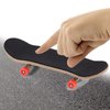 Combort 1Pc Finger Skateboards Fingerboards Sets, Maple Wooden+Alloy Fingerboard Finger Skateboards with Box Reduce Pressure Kids Gifts(Red)