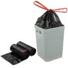 Teyyvn 1.2 Gallon Small Drawstring Trash Bags, Black, 108 Counts