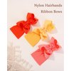 doboi 20PCS Baby Headbands Baby Girl Hair Bows Accessories Infant Newborn Toddler Baby Bows and Nylon Headbands Big Bows for Baby Girls