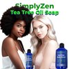 SimplyZen Tea Tree Oil Body Wash Soap With Peppermint And Aloe Vera - Helps Body Odor, Ringworm, & Skin Irritations (2)