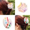 Acetate Book Hair Claw Clip, Palette Hair Claw Clip, Back to School Book Hair Claw Clip for Women