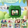 Makolle Kids Instant Print Camera,Christmas Birthday Gifts for Kids Age 3-12, Children Selfie Digital Camera with 1080P Videos,Toddler Portable Travel Camera Toy for 4 5 6 7 8 9 Year Old Boys-Green