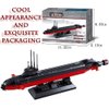 ENHANA Nuclear Submarine Building Blocks Model Toy,A 13.07 Inch Long Naval Nuclear Submarine,Suitable for Boys Over 6 Years Old Toys,193 Pieces