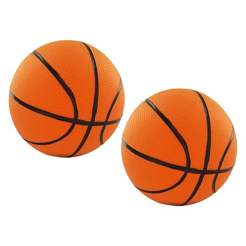 Botabee Kids Pool Basketball 2 Pack | Compatible with Intex Floating Hoops Poolside Basketball Game and Other Pool Basketball Hoop | Mini Ball for Outdoor and Poolside Play