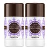 Lavanila Vanilla Lavender Aluminum Free Deodorant 2-Pack - The Healthy Deodorant for Men and Women, Solid Stick (2 Ounce Each), Vegan