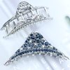 2 Pcs Rhinestone Vintage Claw Hair Clips Metal Hair Claw Star Crystal Sparkly Hair Clamps Retro Fancy Hair Claw Jaw Clips Strong Hold Non-Slip Hair Accessories for Women Girls