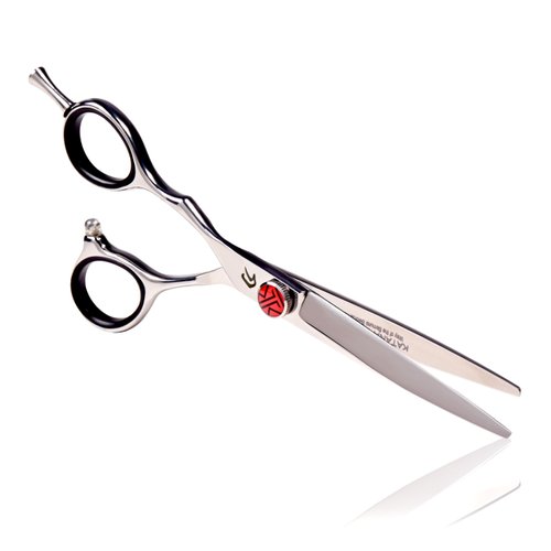 Tokko Katana Classic Lefty Shears Professional Razor Edge 440C Japanese Stainless Steel Left Handed Haircutting Scissors 6.5" Barber Shears With Adjustment Screw and Leather Case