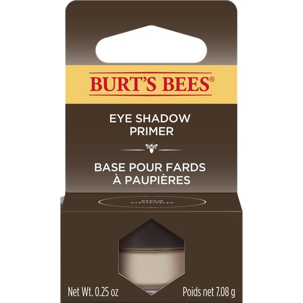 Burt's Bees Eye Shadow Primer, Neutral Ultra Sheer/Translucent Beige Color, Extends Wear For Powder Eye Shadow, For All Skin Tones - 0.25 Ounce