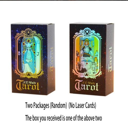SUNHHX Tarot Cards, 78 Classic Original Tarot Cards Deck with English Instructions Book for Beginners (No Laser Cards)