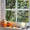OZIO Halloween Decorations, 200 Pcs Mini Plastic Spiders Bats for Creepy Scary Prank Toys Plastic Insect Toys Halloween Miniatures, Funny Prank Halloween Party Supplies
