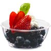 Clear Mini Plastic Bowls - (Bulk 100 Pack) 6 Oz Disposable Premium Hard Plastic Dessert Bowls for Serving, Weddings, Catering, Parties, Ice Cream, Salsa, Home or Event Party Supplies