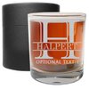 Personalized Etch 11oz Custom Whiskey Glass, Whiskey Gifts for Men, Bourbon Glass Engraved, Birthday Gifts for Men Dad Husband Groomsmen Gifts, Customized Monogram Gifts, Halpert