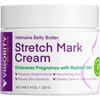 Stretch Mark Cream for Pregnant Women: Stretch Mark Treatment for Pregnancy - Belly Butter For Pregnant Women - Massage Lotion To Prevent And Repair Maternity Stretch Marks Scar - 4 Oz