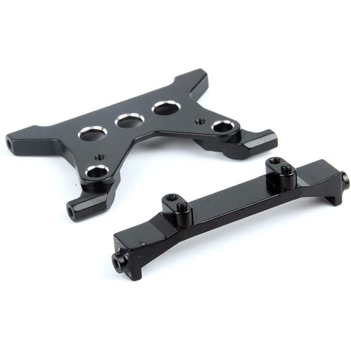 RZXYL Aluminum Alloy Battery Tray Bracket Mounts for 1/10 Axial SCX10 III AXI03007 RC Crawler Car Upgrades Parts (Black)