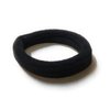 Darling Hair Accessories Hair Bands, Thick Elastic Cotton Stretch Hair Ties/Ponytail Rubber Bands, Black, Pack of 30