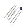 Professional Dental Hygiene Kit, Calculus Plaque Remover Set, Stainless Steel Tools, Tarter Scraper, Tooth Pick, Dental Scaler and Mouth Mirror Instruments. Hygienist Kit, Home Use Tools for Adults