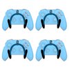 YYST Mini Flexible Wall Mount Holder Rack Organizer for PS3/PS4/PS5/Xbox 360/Xbox One/S/X/Elite/Series S/Series X Controller, Pro Controller - 4/PK- No Game Controller