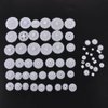 ZEZEFUFU 58 Pack Different Size Plastic Gear Modulus 0.5 Assortment RC Car Robot Toy Motor