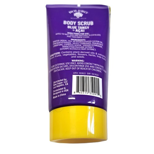 Bolero Body Scrub Blue Tansy & Acai 5fl oz. 147,8ml