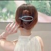 3 Pcs Rhinestone Hair Clips Ponytail Holder Cuff Metal Spring Crystal Hair Barrettes Women Styling Wedding Birthday Party Hair Accessories