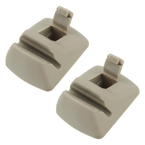 Topkidame 2PCS Sun Visor Retainer Clip Compatible with Ford Focus 2000 2001 2002 2003 2004 2.3L, Grey Color
