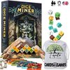 Dice Miner Board Game Bundle with Fapeto Travel Drawstring Dice Bag