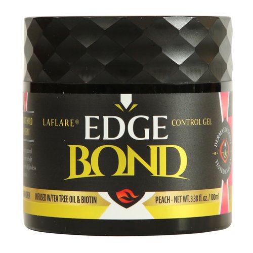 Laflare Edge control Extreme Hold Gel for Nature &amp; kids Hair w Biotin &amp; Coconut Oil Non-Greasy fo...