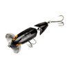 Arbogast Jitterbug Topwater Bass Fishing Lure - Excellent for Night Fishing, Black, G670 Jointed (3 1/2 in, 5/8 oz)
