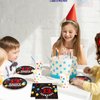 13th Birthday Decorations for Boys Red Black 13th Birthday Party Supplies Plates Napkins Set Disposable official 13 teen Party Supplies for Kids Boys Teenager Favors