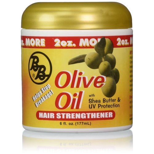 Bronner Brothers Olive Oil Hair Strengthener, 6 Ounce