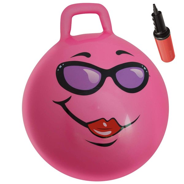 WALIKI Hopper Ball for Kids 7-9 | Pink 20" Exercise & Fitness Ball