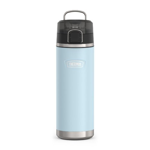 THERMOS ICON SERIES Stainless Steel Water Bottle with Spout - 24 Ounce, Glacier - Vacuum Insulated Water Bottle with Lid