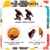 24 Pack Skateboard Hanging Swirls Skateboard Spirals Skate Hanging Decorations Ceiling Decor for Skateboard Birthday Party Decorations Skateboard Party Supplies