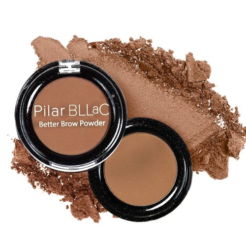 Pilar BLLaC Auburn Better Brow Powder, Soft and Natural Eyebrow Powder For Women, Helps Enhance & Define Brows For Naturally Looking Color All Day, Brow Makeup Powder, Easy To Apply & Easy Removal