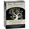 2 Pack of Dr. Woods Bar Soap Raw Black - 5.25 oz